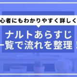 ナルトあらすじ一覧で流れを整理！初心者にもわかりやすく詳しく紹介